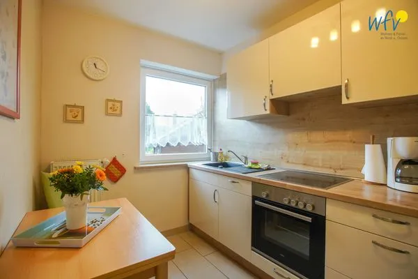Küche / Küchenzeile Haus Blanke Fenne 2d Ferienwohnung Auerhahn