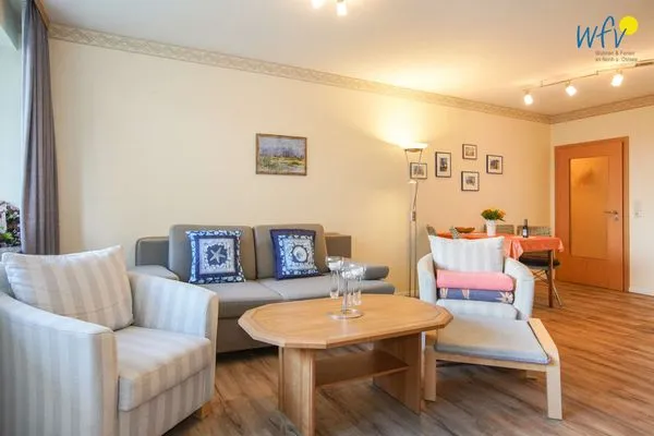 Wohnzimmer Haus Blanke Fenne 2d Ferienwohnung Auerhahn