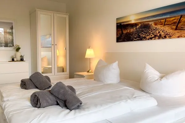 Haus Nordseebrandung FeWo C1.4 Sahlenburg - Schlafzimmer