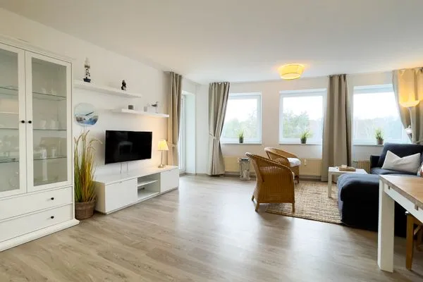 Haus Nordseebrandung FeWo C1.4 Sahlenburg - Wohnzimmer