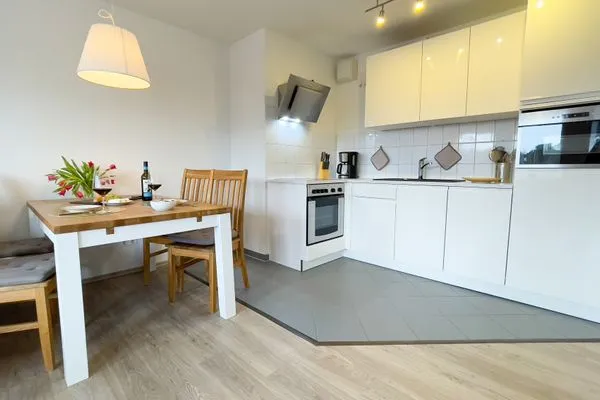 Haus Nordseebrandung FeWo B1.2 Sahlenburg - Küche / Küchenzeile
