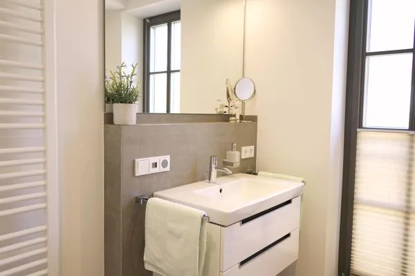 Badezimmer mit Dusche  Strandperle - Anlage Heiderose