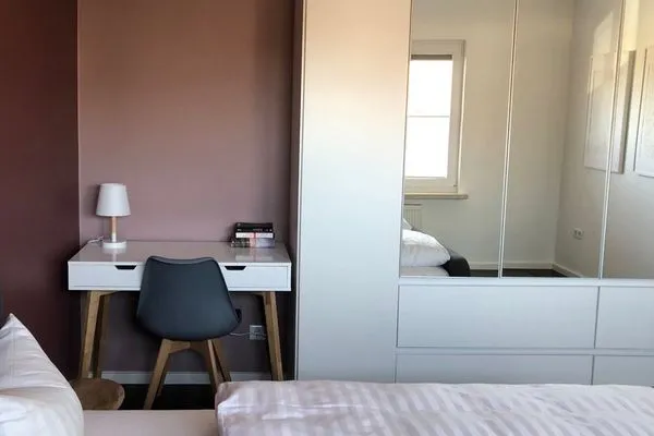 Schlafzimmer Haus Seemöwe Ferienwohnung Nordstrand