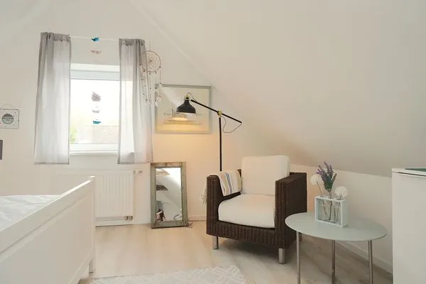 Schlafzimmer  Einladende Ferienunterkunft 'Tischlerhaus' im Herzen von Schleswig