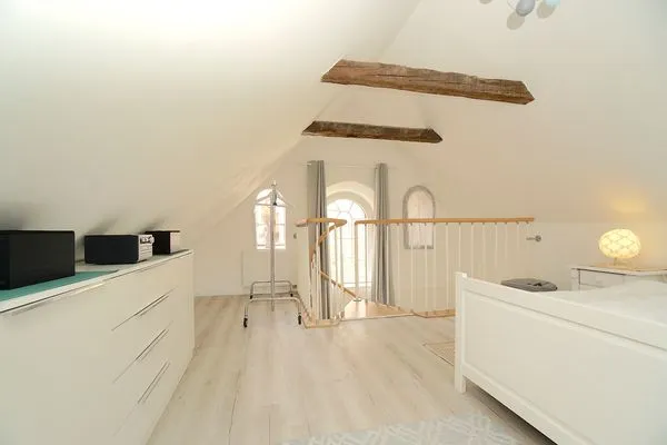 Schlafzimmer  Einladende Ferienunterkunft 'Tischlerhaus' im Herzen von Schleswig