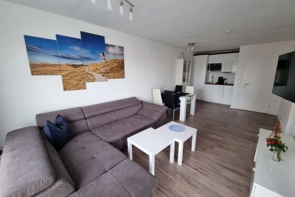 Frische Brise FeWo 02.09 Sahlenburg - Wohnzimmer