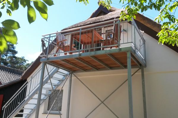  Strandgut Wieck - Terrasse