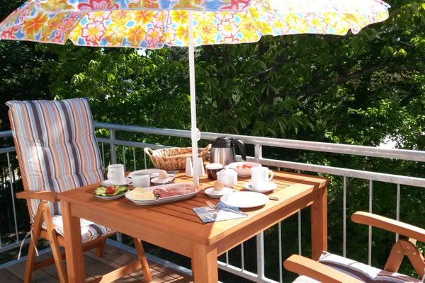  Strandgut Wieck - Terrasse