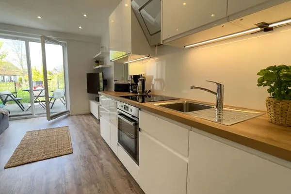 Watt´n Traum Wohnung 1 Sahlenburg - Küche / Küchenzeile