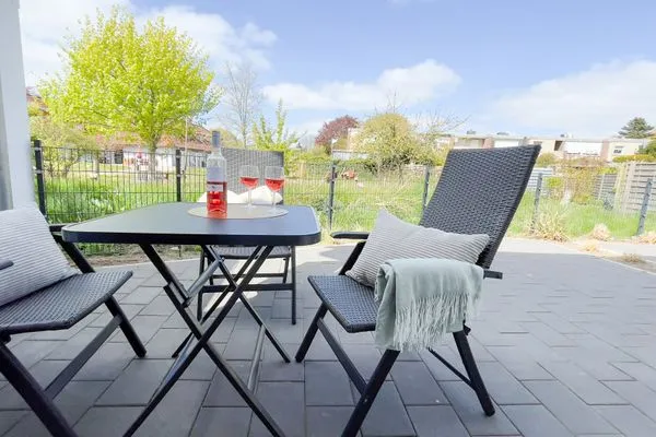 Watt´n Traum Wohnung 1 Sahlenburg - Terrasse