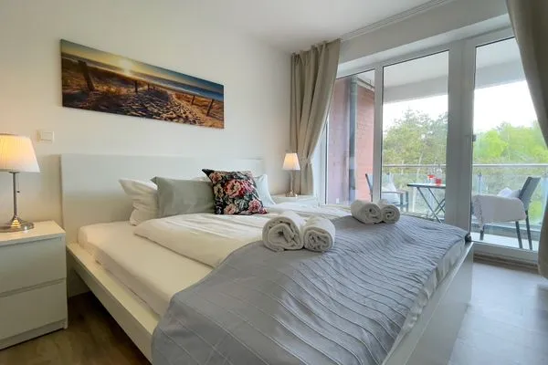 Haus Nordseebrandung FeWo A3.3 Sahlenburg - Schlafzimmer