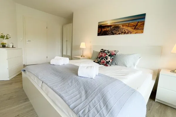 Haus Nordseebrandung FeWo A3.3 Sahlenburg - Schlafzimmer