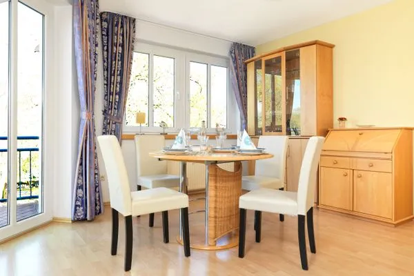 Wohnzimmer Haus Seeblick Maritim