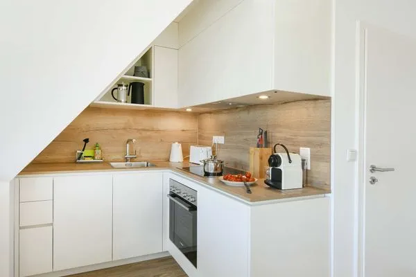 Küche / Küchenzeile Haus am Dorfbrunnen Ferienwohnung Sand