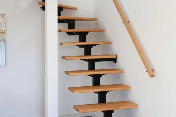 Treppe in das Obergeschoss Haus am Dorfbrunnen Ferienwohnung Sand
