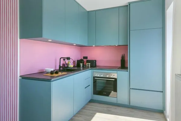 Küche / Küchenzeile Haus am Dorfbrunnen Ferienwohnung Düne