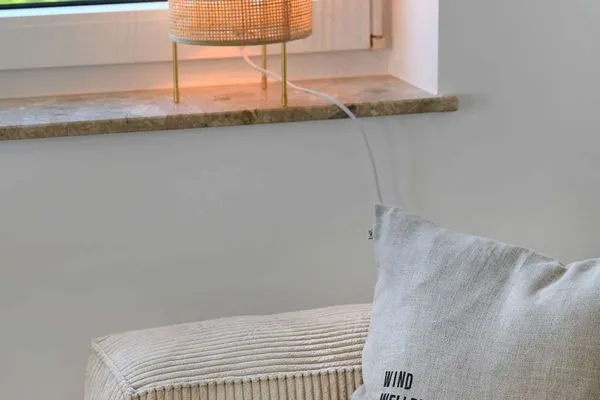 Wohnzimmer Haus am Dorfbrunnen Ferienwohnung Düne