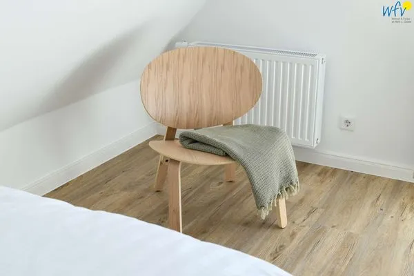 Schlafzimmer Haus am Dorfbrunnen Ferienwohnung Düne