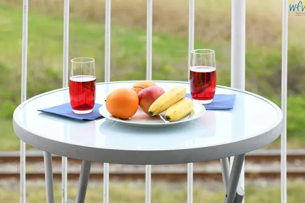 Balkon Haus Lagune am Wattenmeer Ferienwohnung 5