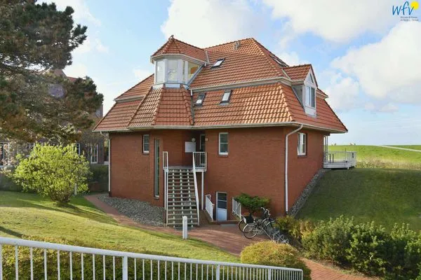 Hauptansicht Haus Lagune am Wattenmeer Ferienwohnung 5
