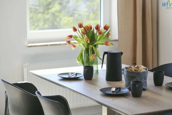 Essbereich Haus am Dorfbrunnen Ferienwohnung Möwe