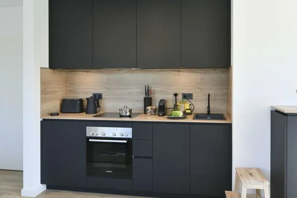 Küche / Küchenzeile Haus am Dorfbrunnen Ferienwohnung Möwe