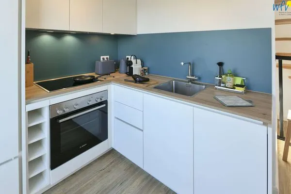 Küche / Küchenzeile Haus am Dorfbrunnen Ferienwohnung Meer