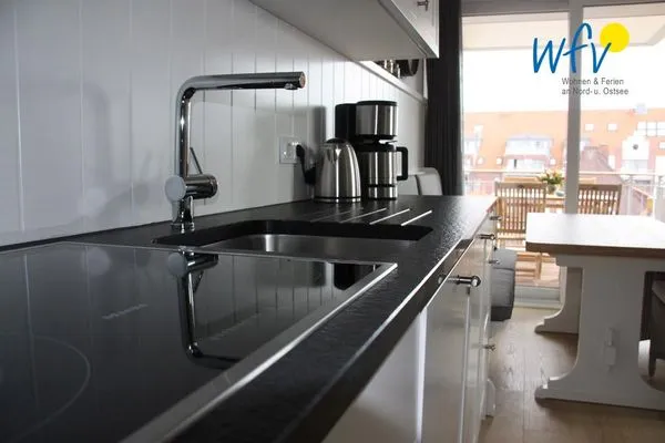 Küche / Küchenzeile Achterhus Ferienwohnung Inseltraum