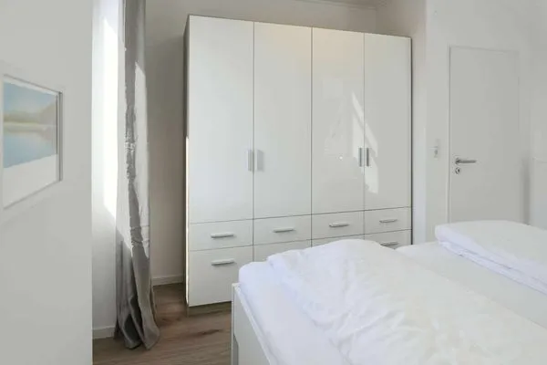 Schlafzimmer Meerhus Ferienwohnung 4