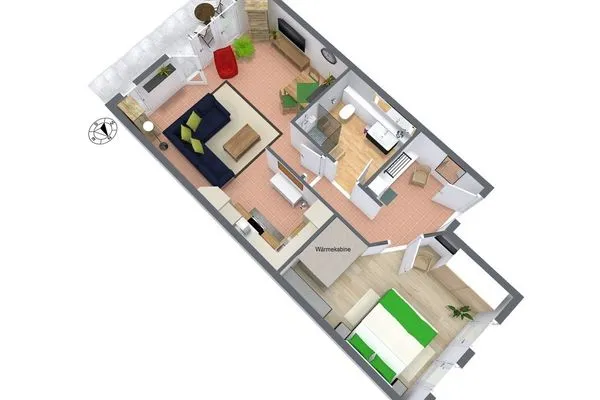 Grundriss Parkresidenz am Hafen Wohnung HF 11 - "MeerZeit"