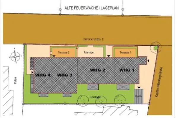 Grundriss Alte Feuerwache Ferienwohnung 1