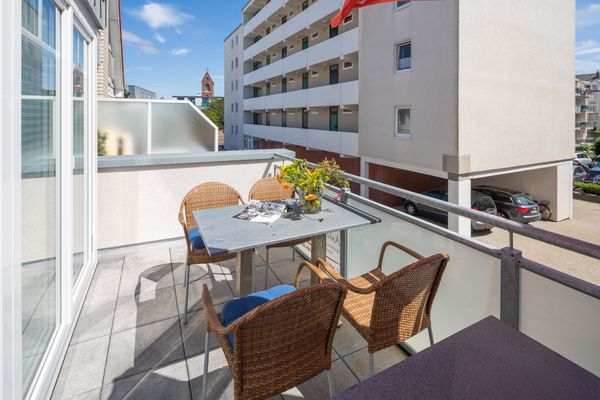 Residenz Windjammer Wohnung 2 Norderney-Stadt - Balkon