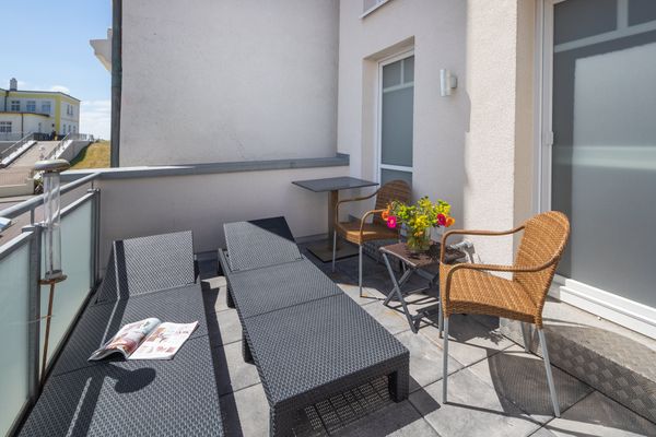 Residenz Windjammer Wohnung 2 Norderney-Stadt - Balkon