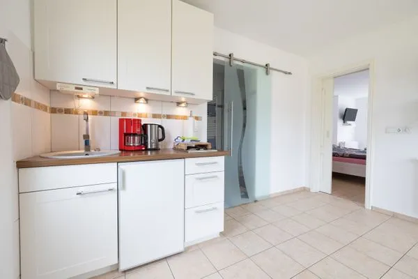 Küche / Küchenzeile Haus Waltraud Ferienwohnung „Hualewjonken"