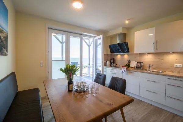 Wohnzimmer Haus *Weiße Düne* Ferienwohnung *Weiße Düne 5*