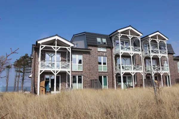 Hauptansicht Haus *Weiße Düne* Ferienwohnung *Weiße Düne 6*