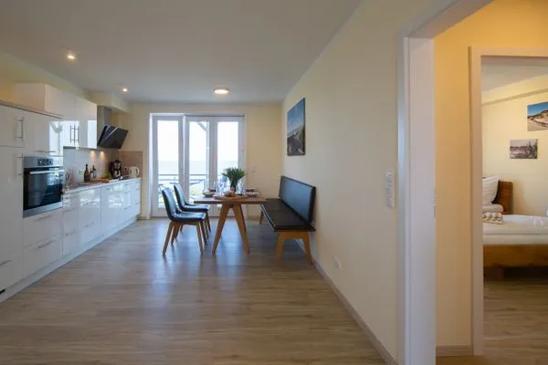 Küche / Küchenzeile Haus *Weiße Düne* Ferienwohnung *Weiße Düne 6*