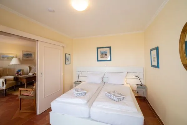 Schlafzimmer Haus Kap Hoorn Ferienwohnung Seeblick