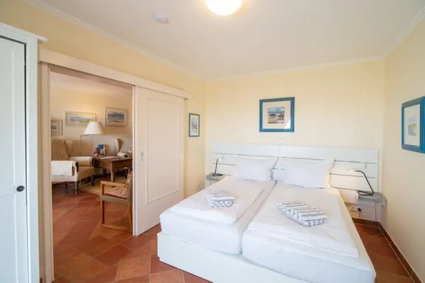 Schlafzimmer Haus Kap Hoorn Ferienwohnung Seeblick