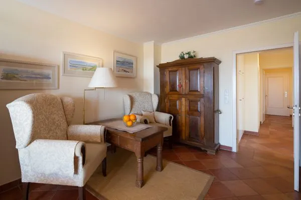 Wohnzimmer Haus Kap Hoorn Ferienwohnung Seeblick