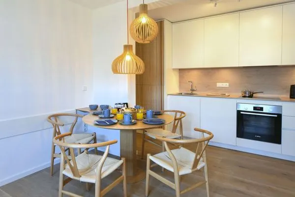 Wohnzimmer Alte Feuerwache Ferienwohnung 8