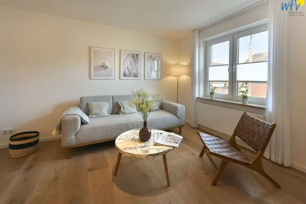 Wohnzimmer Alte Feuerwache Ferienwohnung 8