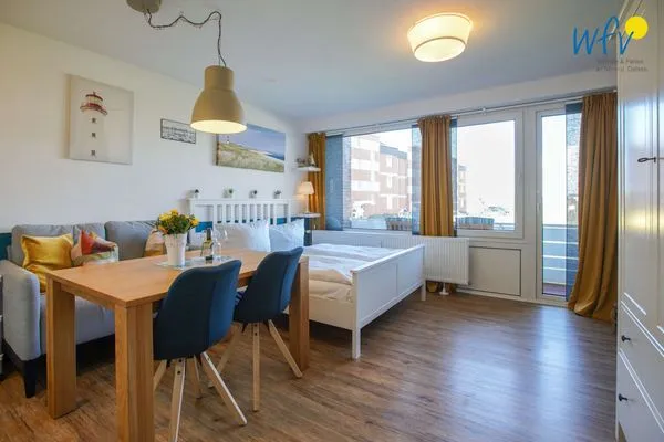 Wohnzimmer Haus Richthofenstraße 20 e Ferienwohnung Dünenwind