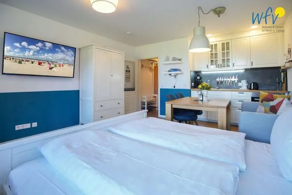 Schlafzimmer Haus Richthofenstraße 20 e Ferienwohnung Dünenwind