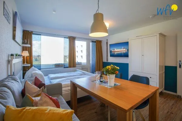 Wohnzimmer Haus Richthofenstraße 20 e Ferienwohnung Dünenwind