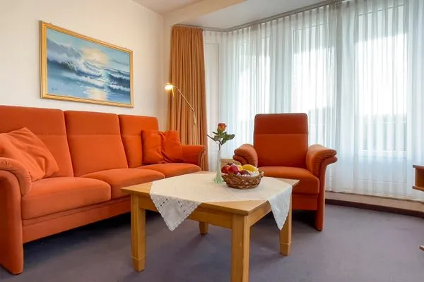 Haus Nordseeperle FeWo  4 Duhnen - Wohnzimmer