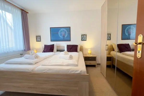 Haus Nordseeperle FeWo  4 Duhnen - Bett