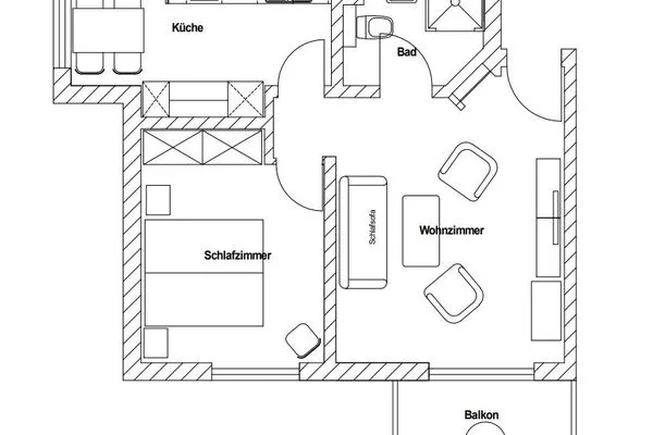 Grundriss Villa Mönchgut Ferienwohnung 4