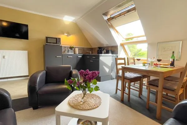 Leuchtfeuer Voßhörn Whg. 4 Duhnen - Wohnzimmer