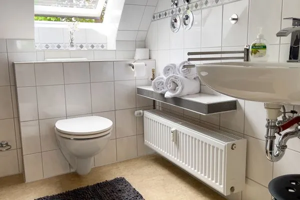 Leuchtfeuer Voßhörn Whg. 4 Duhnen - Badezimmer